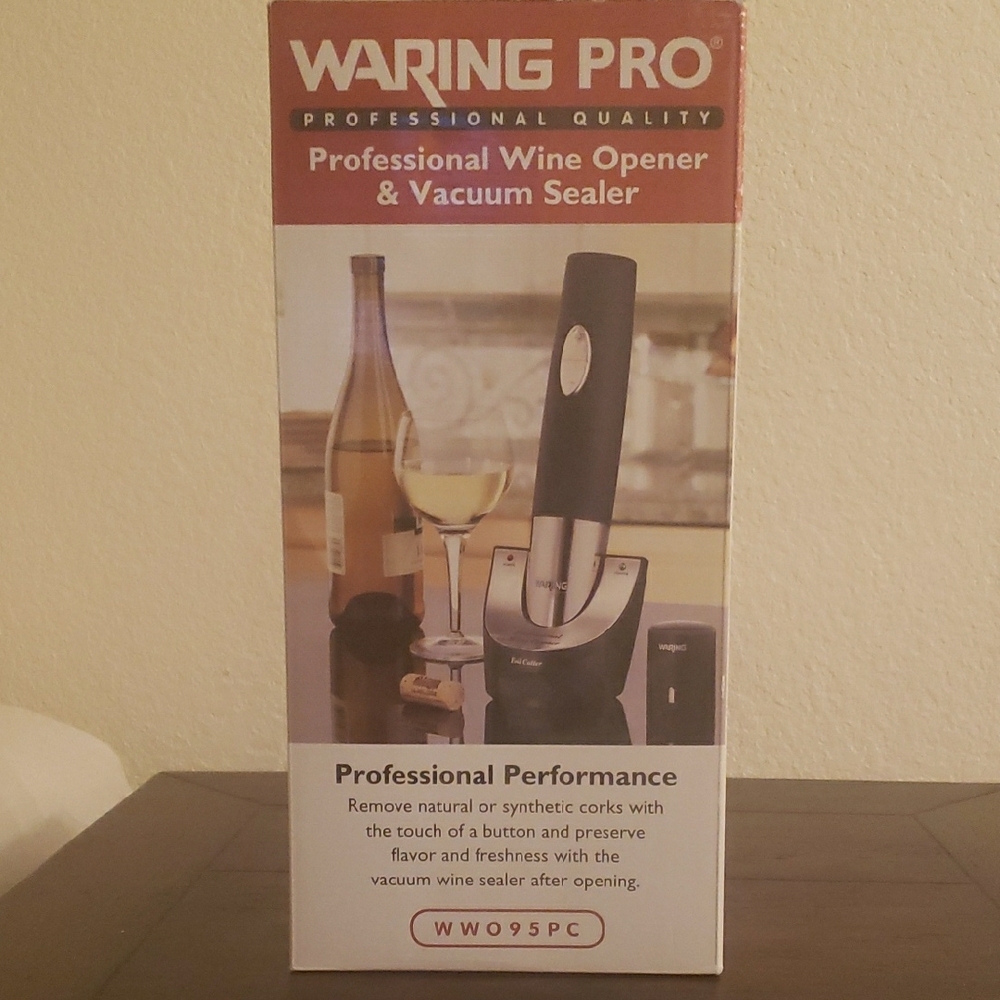 Waring Pro Wine Opener & Vacuum Sealer